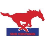 Southern Methodist University Mustangs Plastic Table Sign, 9in x 6in - NCAA