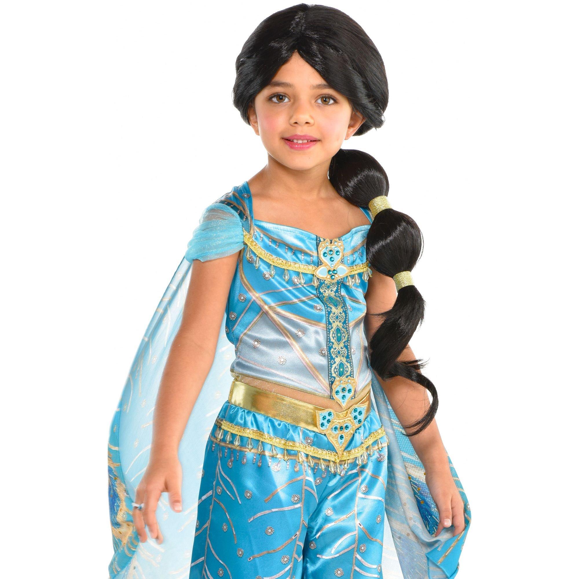 Child Jasmine Ponytail Wig Aladdin Party City