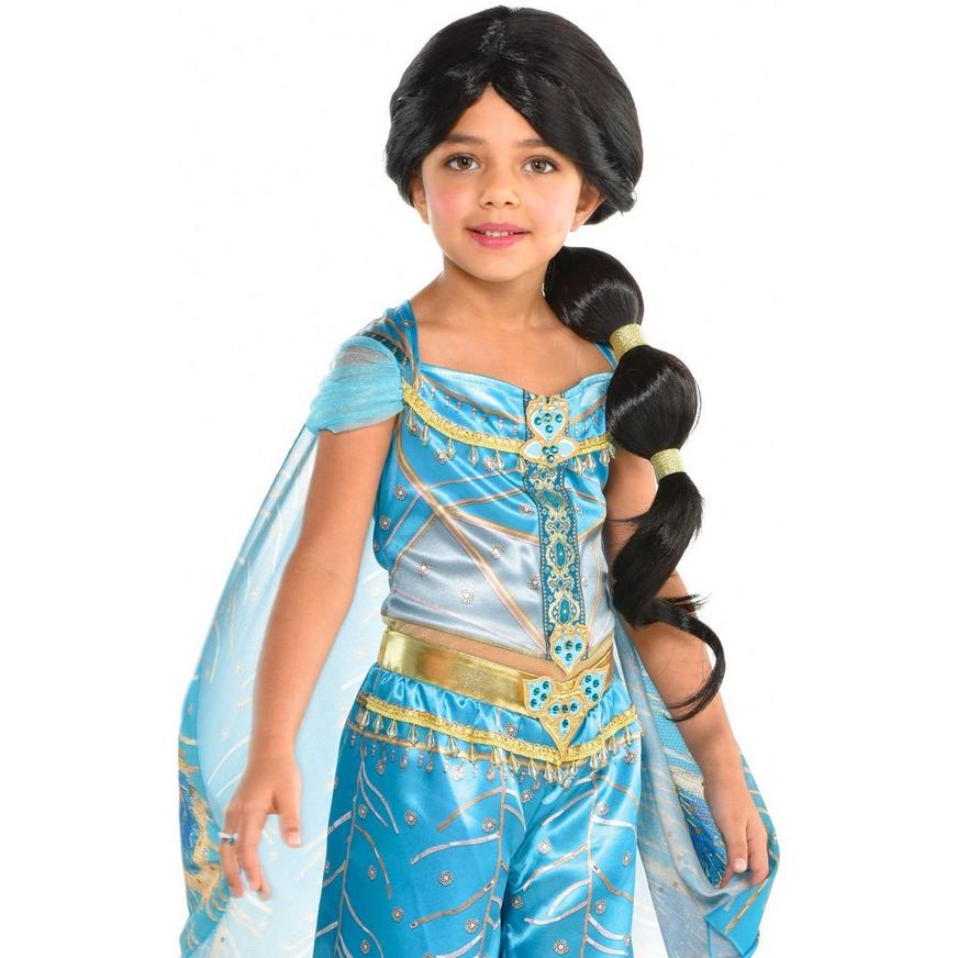 Child Jasmine Ponytail Wig - Aladdin | Party City