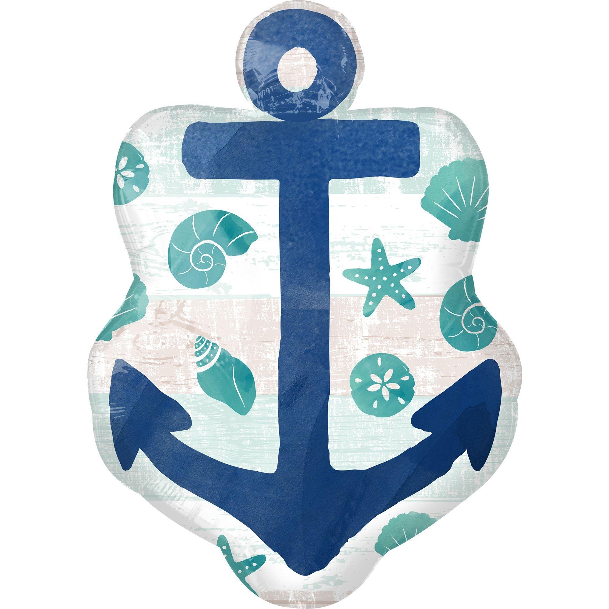 Giant Sea Sand Sun Anchor Balloon 21in x 30in