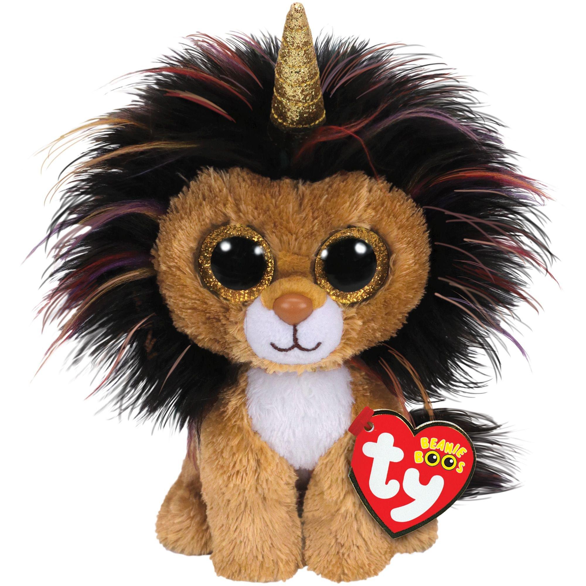 Ramsey Beanie Boo Unicorn Lion Plush