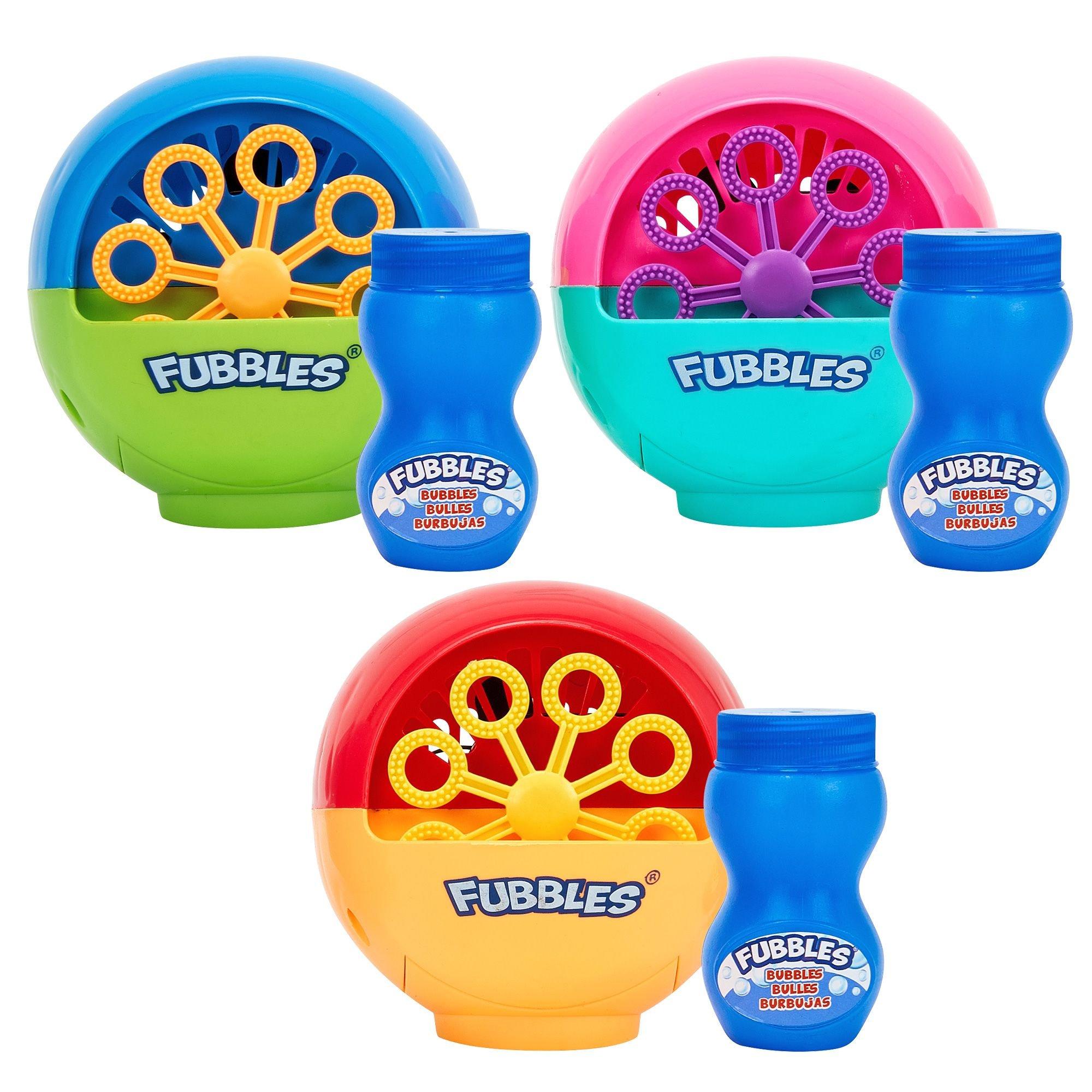 Fubbles Mini Bubble Blower Machine: Non-Toxic, Battery Operated