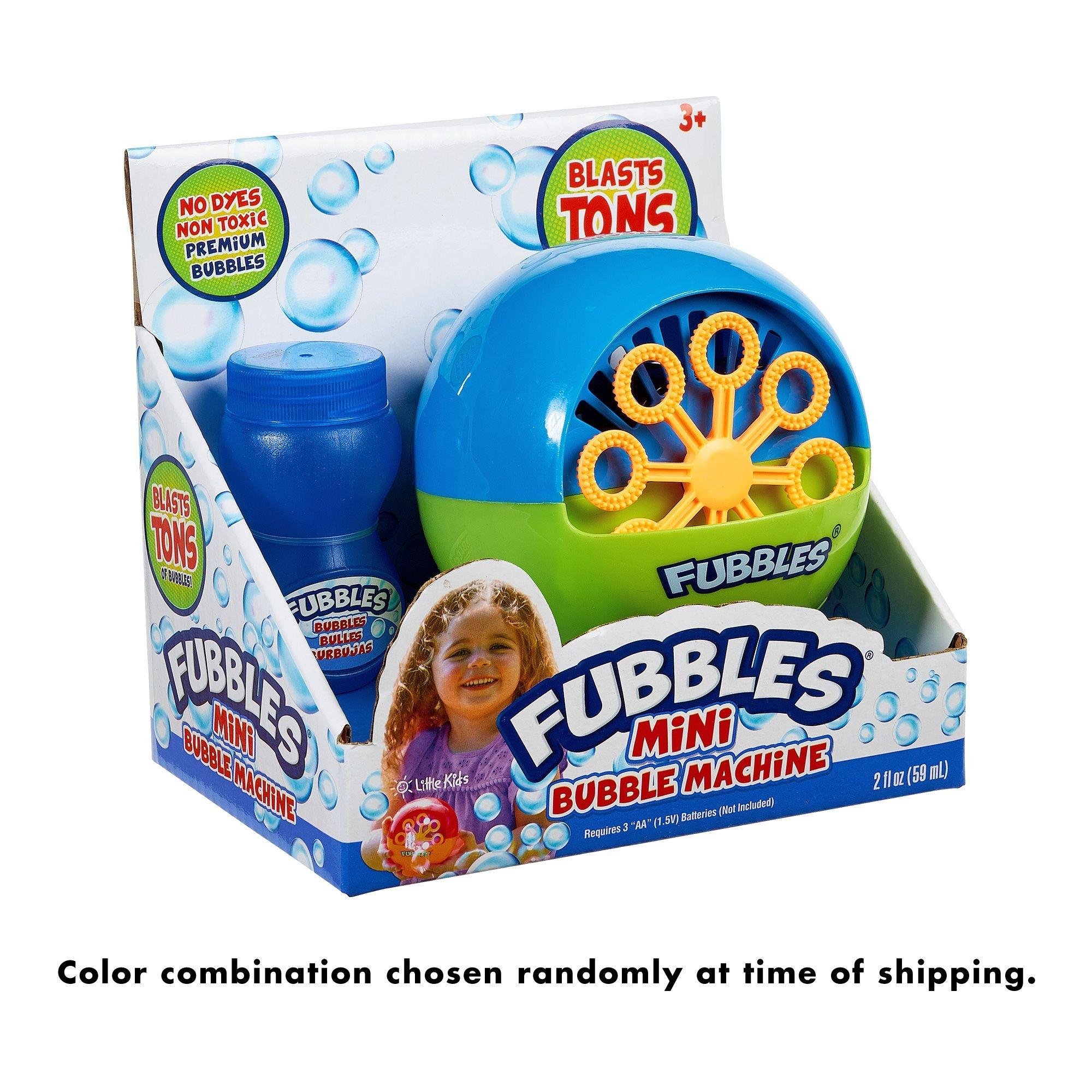 Fubbles Mini Bubble Machine 6in x 5 1/2in