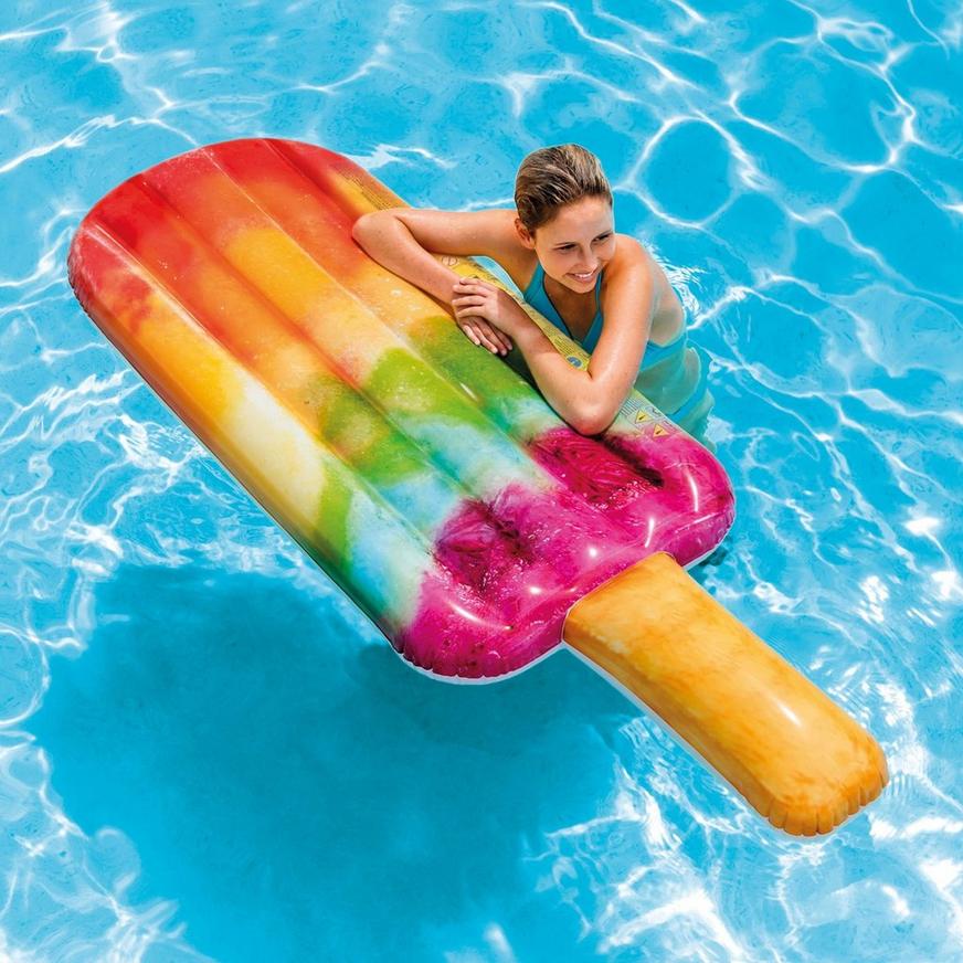 Rainbow Popsicle Pool Float