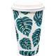 Palm Leaf Coffee Cups with Lids 8ct