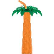 Palm Tree Cup with Straw