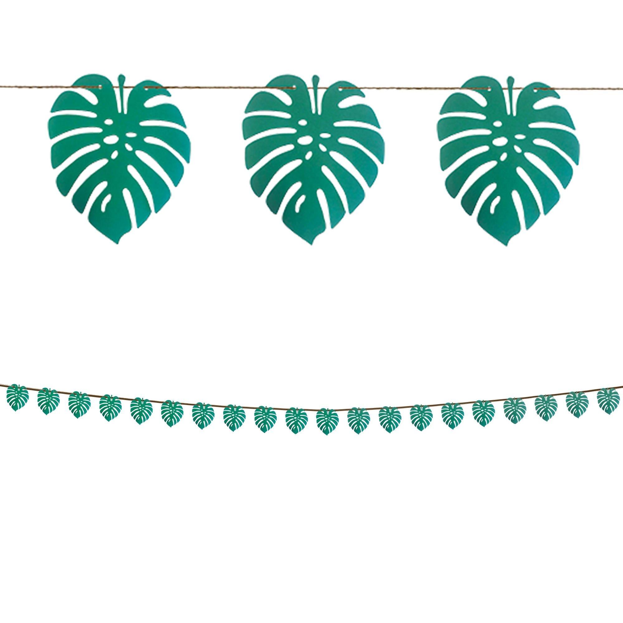 Palm Leaf Garland 18ft x 7 3/4in Party City