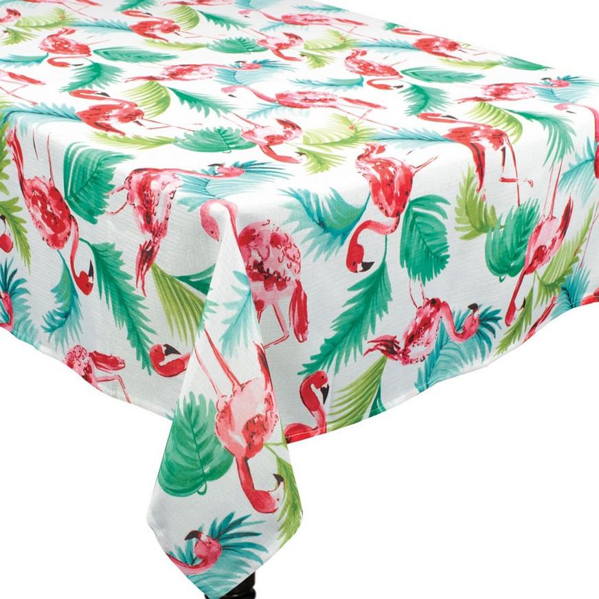 Flamingo Fabric Tablecloth