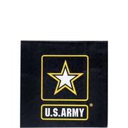 US Army Beverage Napkins 16ct