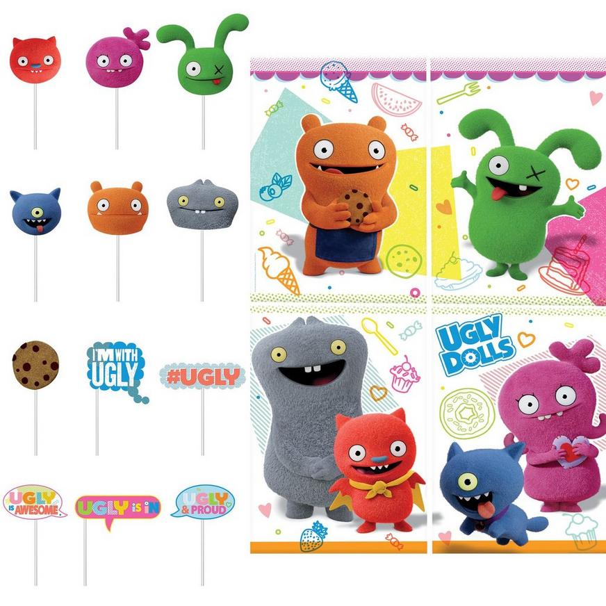 UGLY DOLLS SCENE SETTER Party Wall Decoration Photo booth Props Background Movie 