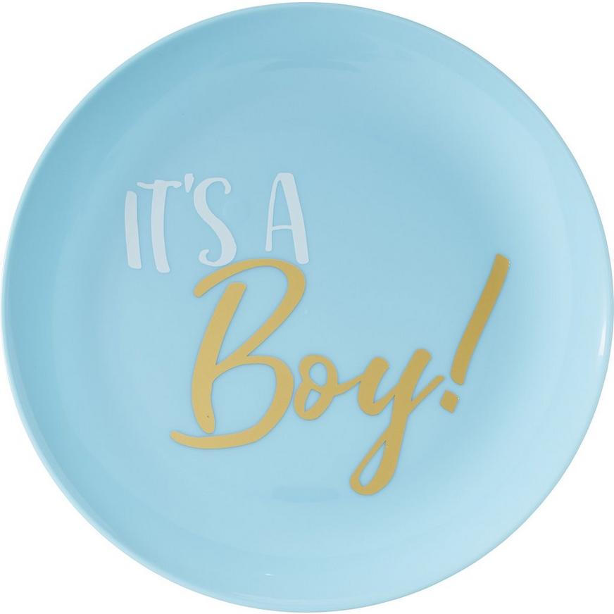 It's a Boy Premium Plastic Lunch Plates 20ct