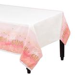 Pink Oh Baby Table Cover