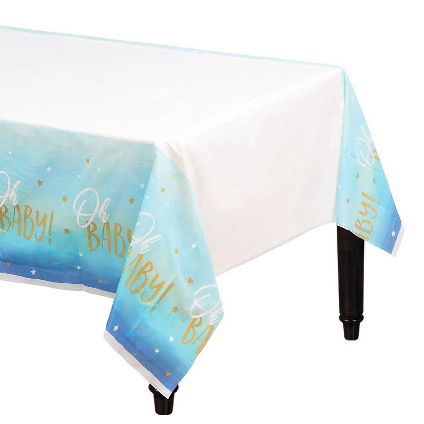 Unique Party 9337792 Table Cover, Baby Blue 