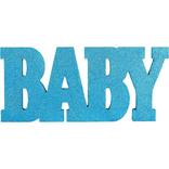 Glitter Blue Baby Stand Sign