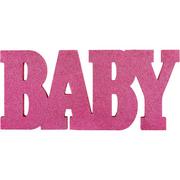 Glitter Pink Baby Stand Sign