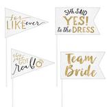 Bride Tribe Pennant Flags 4ct