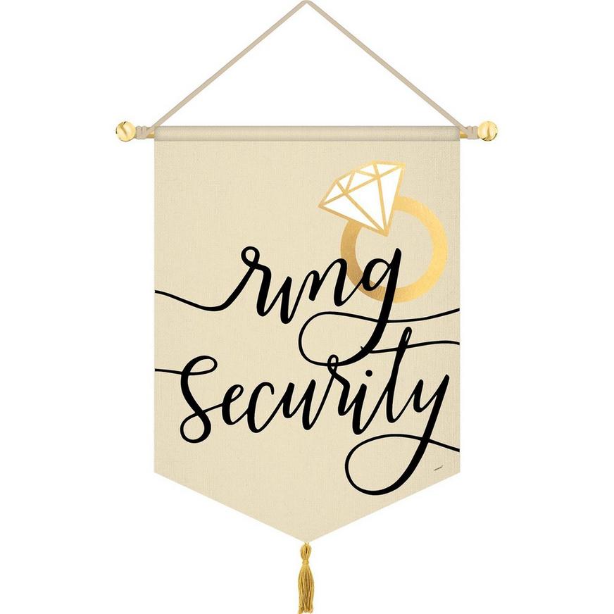 Ring Security Canvas Sign