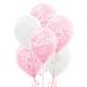 15ct, Blush & White So Engaged Balloons