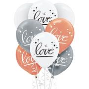 15ct, Navy Love Balloons