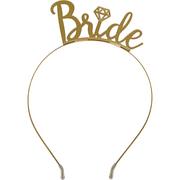 Metallic Gold Bride Headband