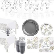 Sparkling Snowflake Party Kit for 32 Guests