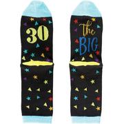 Multicolor 30th Birthday Crew Socks