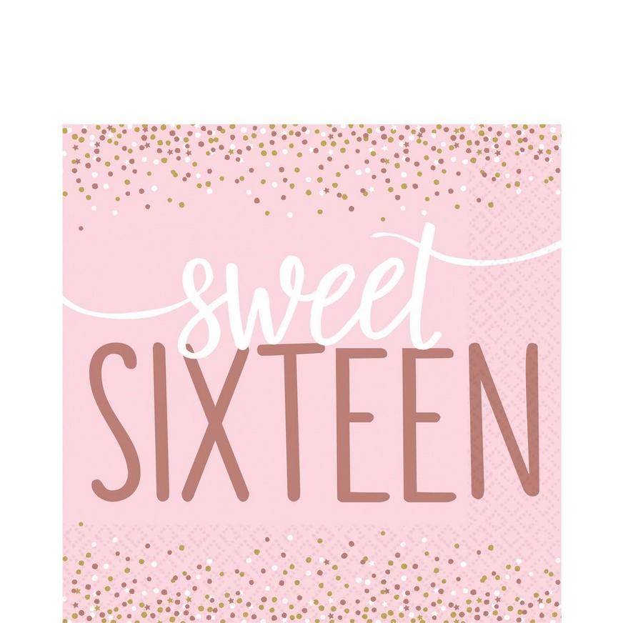sweet 16 rose goud goud trainingspak