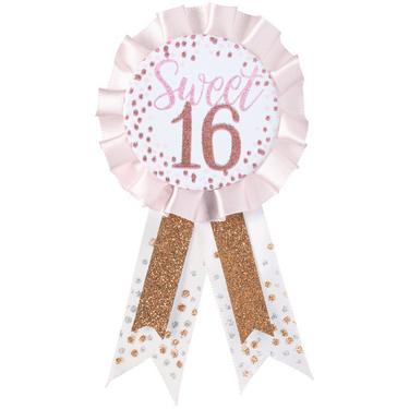 Elegant Sweet 16 Birthday Award Ribbon