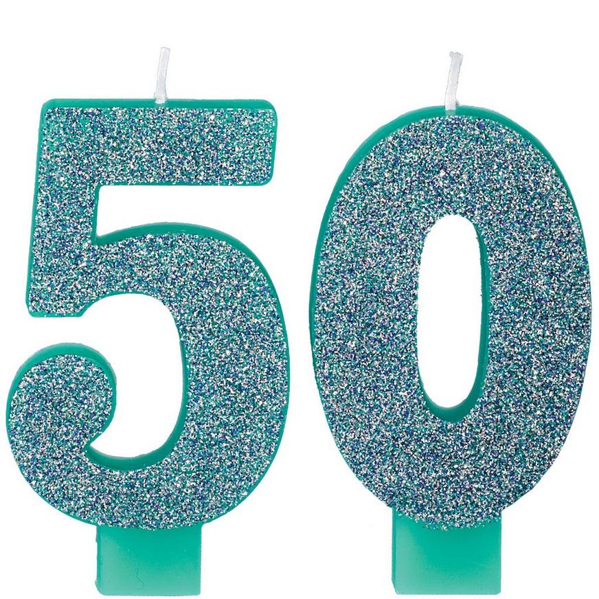 Here's to Your Birthday Number 50 Birthday Candles 2ct