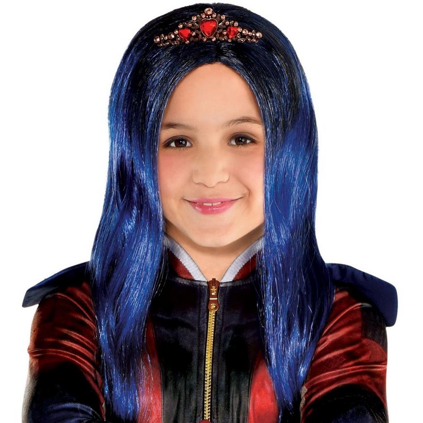 Disney Evie Wig for Kids Descendants 3 Blue 