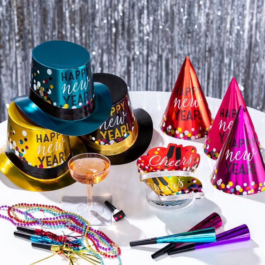Kit for 500 - Colorful & Opulent Affair New Year's Eve Party Kit, 1,000pc