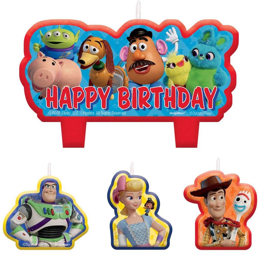 Toy Story 4 Candles 4ct