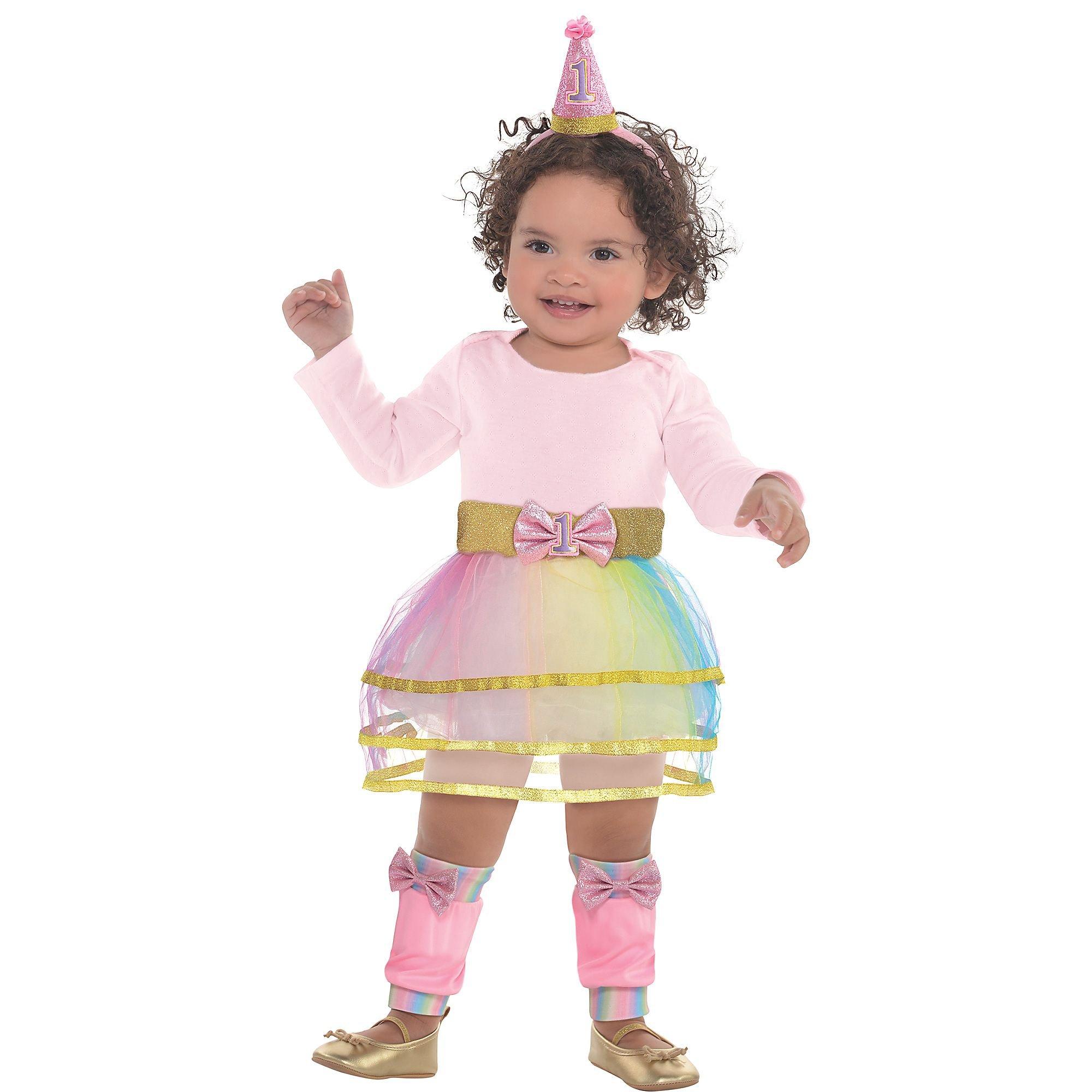 Pink 1st Birthday Accessory Kit