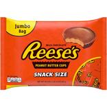 Milk Chocolate Reese's Peanut Butter Cup Snack Size Jumbo Bag 1.22lb