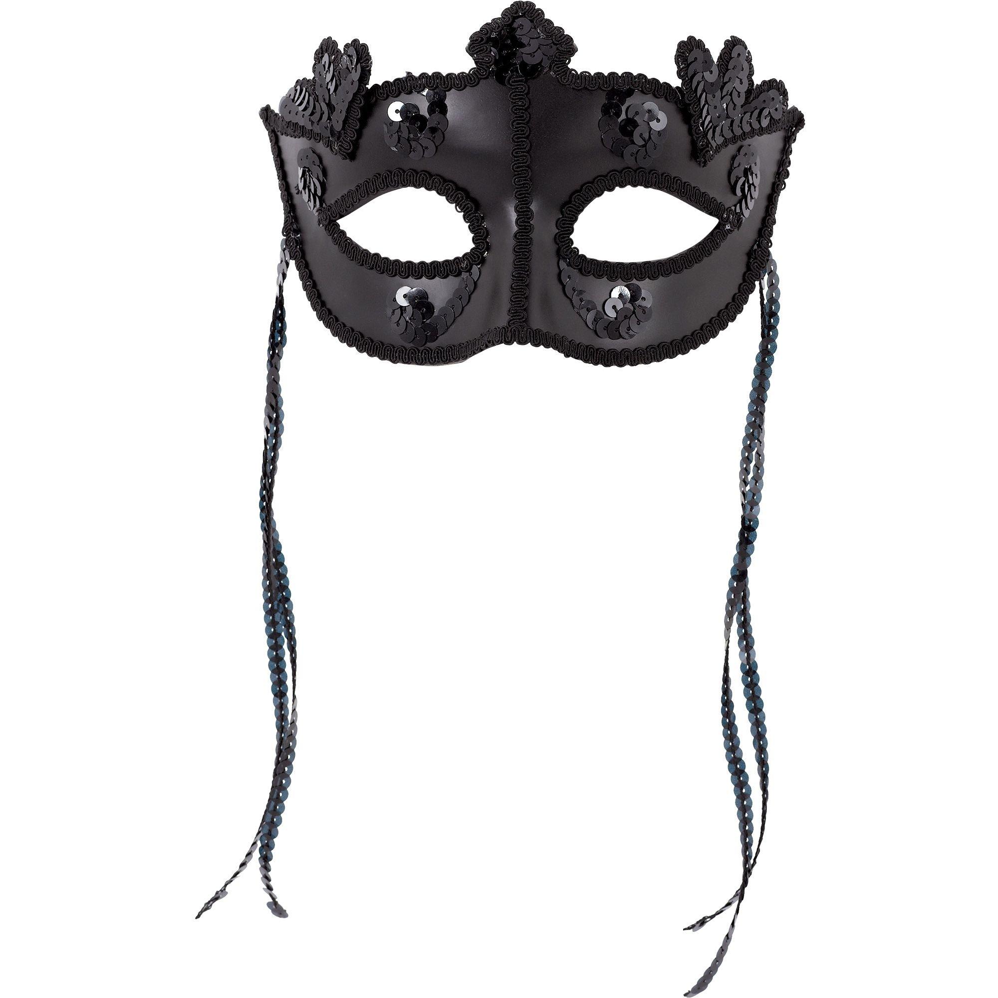 Black Sequin Masquerade Mask ubicaciondepersonas.cdmx.gob.mx