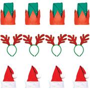 Christmas Hat & Headband Kit for 60 Guests