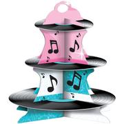 Rock 'n' Roll 50s Record Cupcake Stand