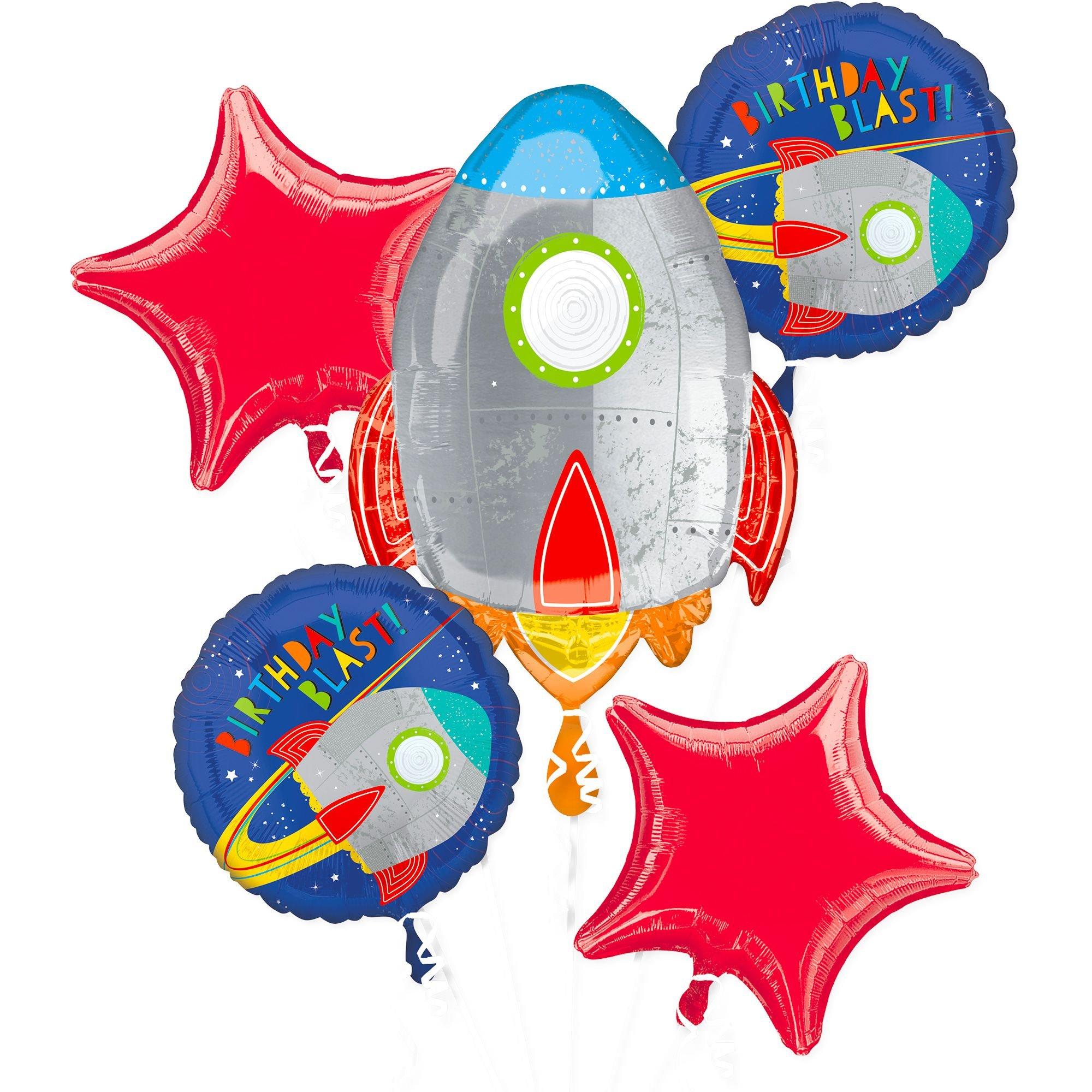 Blast Off Balloon Bouquet 5pc