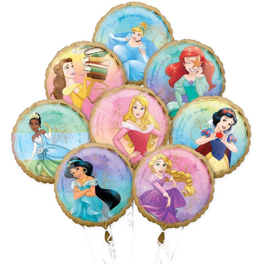 koper stel je voor Tot stand brengen Disney Princess Balloon Bouquet 8pc | Party City