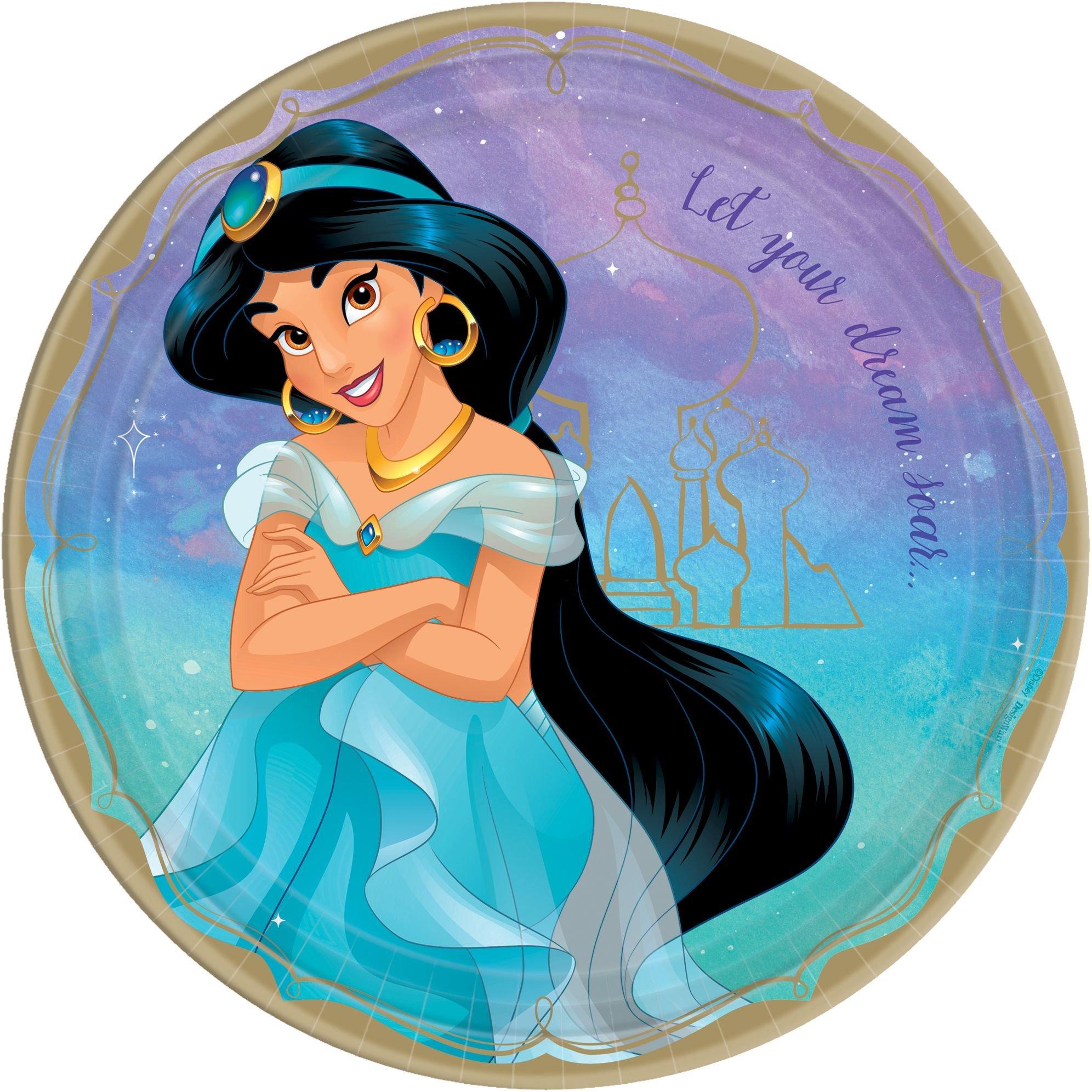 Princess Jasmine Lunch Plates 8ct