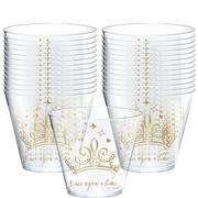 Metallic Disney Once Upon a Time Plastic Cups 8ct