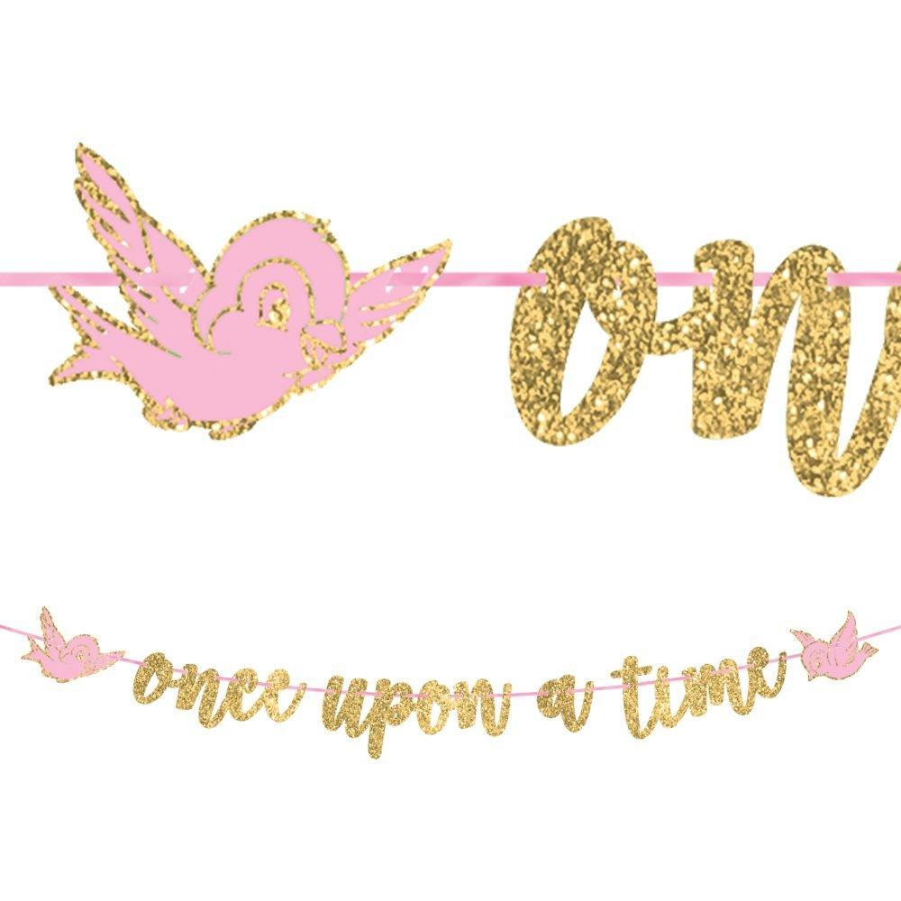 Glitter Disney Once Upon a Time Letter Banner