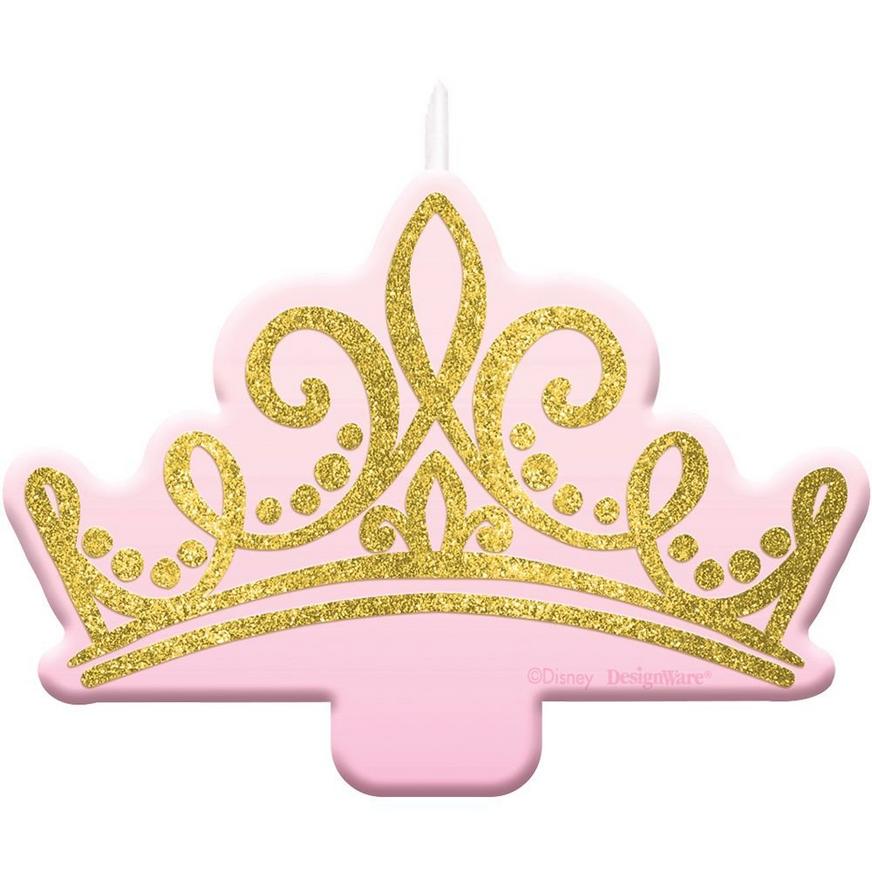 Glitter Disney Once Upon a Time Crown Candle