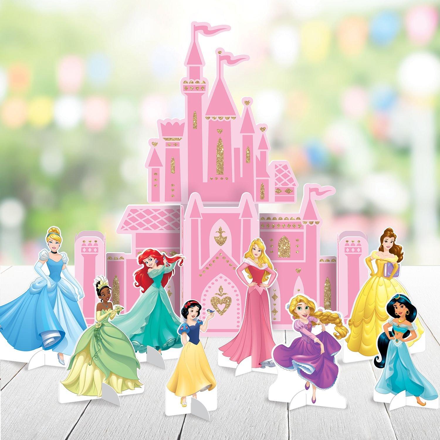 Disney Princess Table Decoration Kit 9pc - Disney Cardstock Table Décor