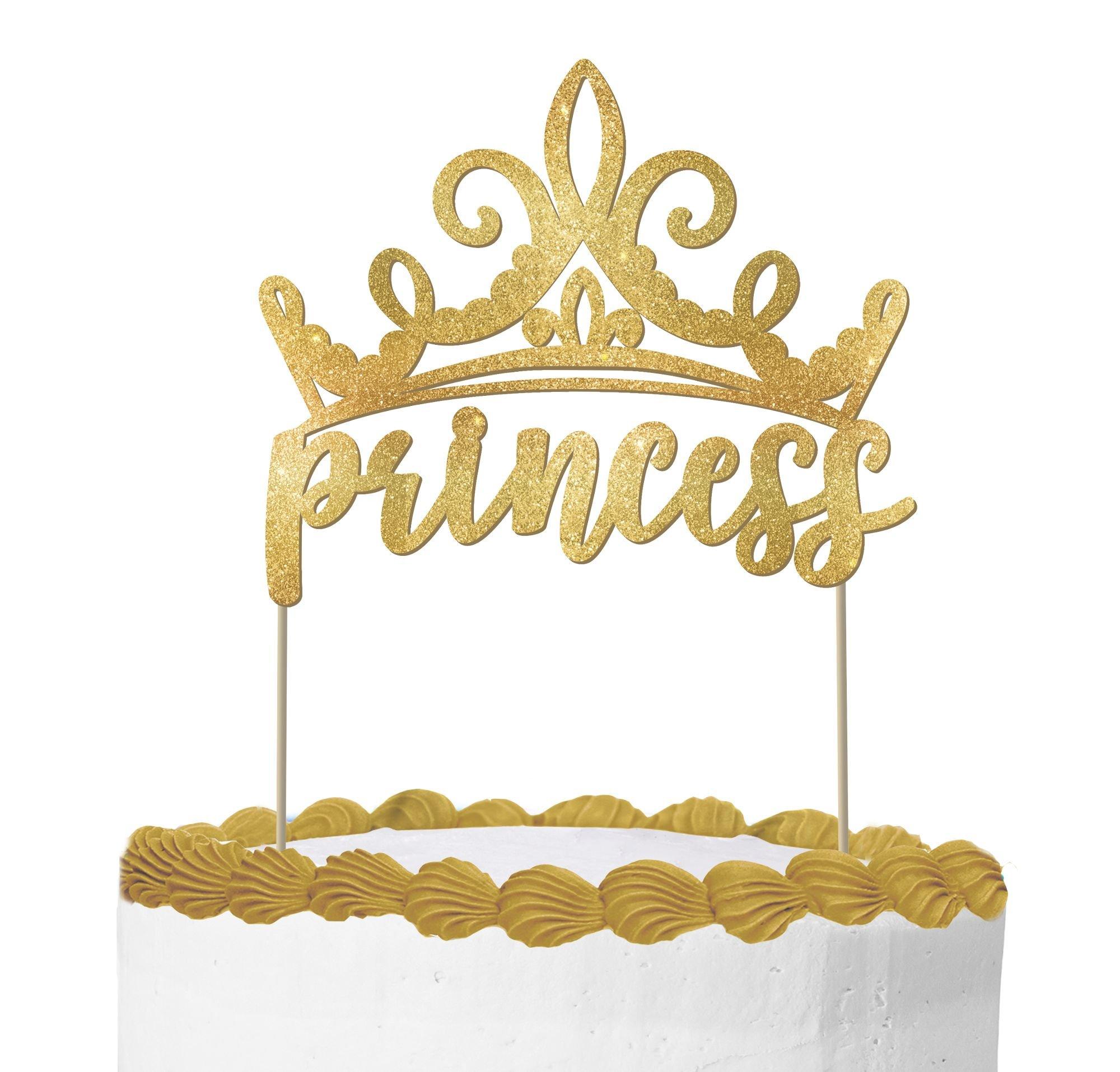 Glitter Disney Once Upon a Time Princess Cake Topper