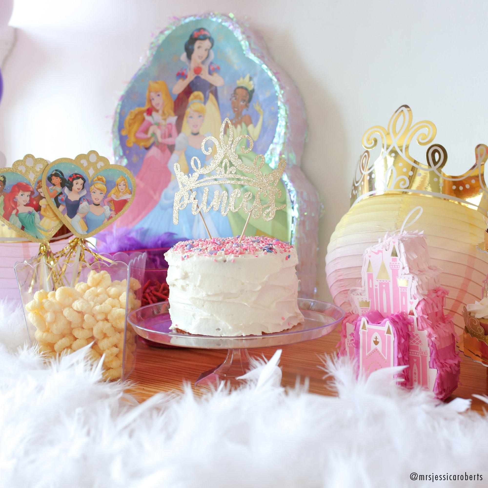 Glitter Disney Once Upon a Time Princess Cake Topper 6in x 5in ...