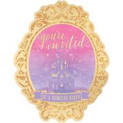 Glitter Disney Once Upon a Time Invitations 8ct