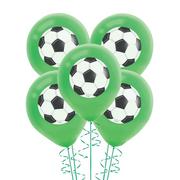 5ct, Goal Getter Goal Getter Green Soccer Ball Balloons