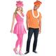 Adult Pink & Orange Hippo Costume Accessory Kit - Hungry Hungry Hippos