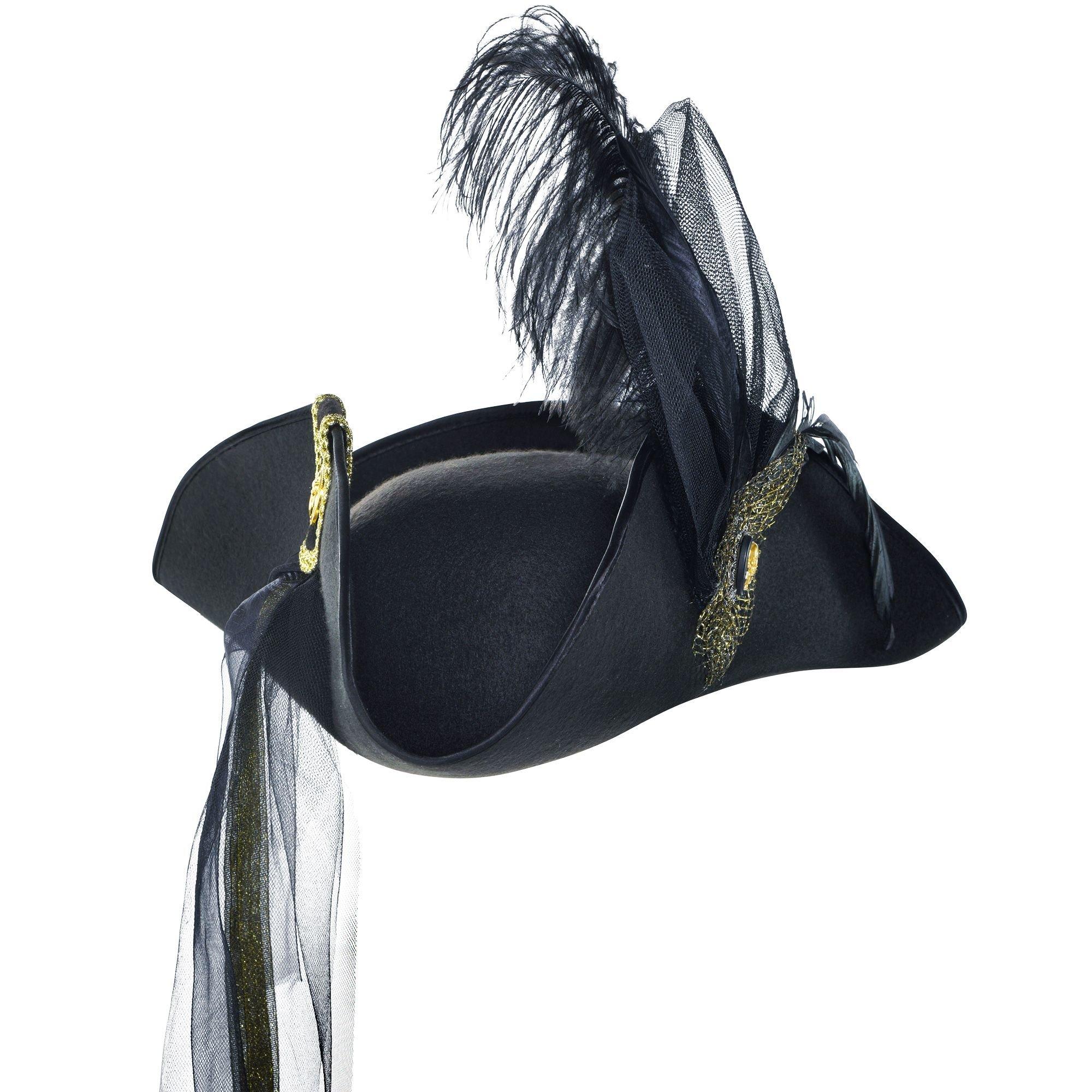 tricorn hat feather